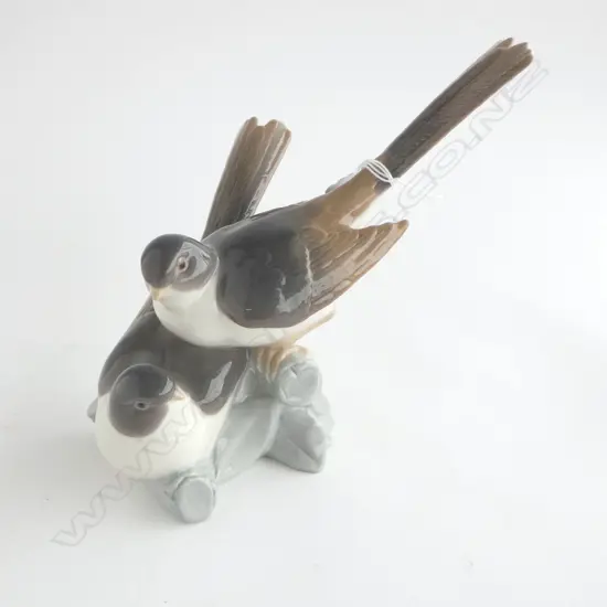 LLADRO #4667 2 BIRDS H.185mm