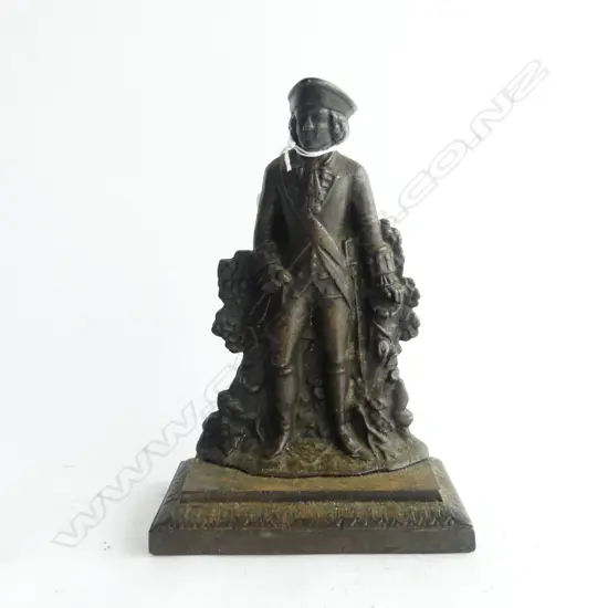 CAST IRON SOLDIER DOOR STOP H.210mm