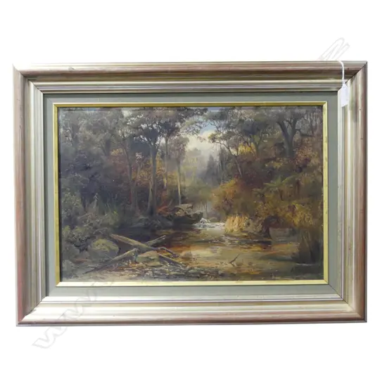 JAMES POOLE?, UNTITLED, SIGNED & DATED 1892, 300x450mm