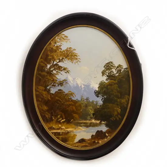 (25901) JOHN W. HORTON 'HOLLYFORD RIVER' OIL ON BOARD 340x265mm