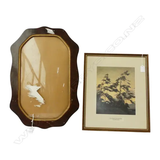 CONCAVE PICTURE FRAME H.540 + TOM THOMSON PRINT 375x315mm