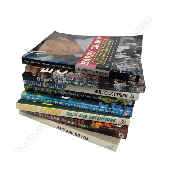 8 BARRY CRUMP BOOKS