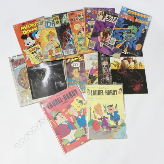 ASST. COMICS; LAUREL & HARDY ETC