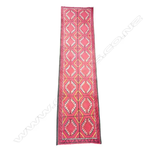 HAND KNOTTED RUNNER 1970x490mm