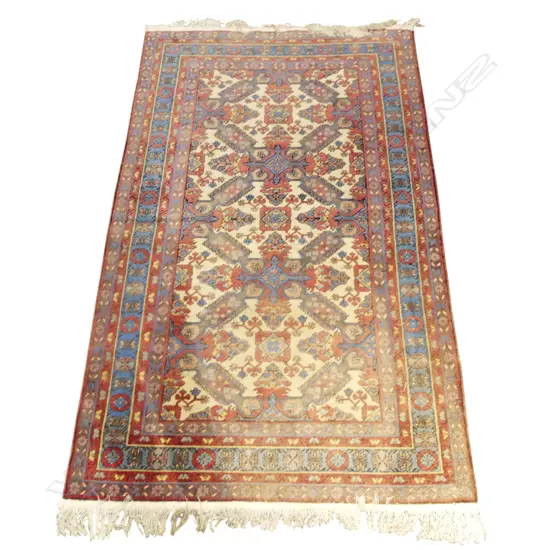 HAND KNOTTED WOOL PILE RUG 2270x1400mm