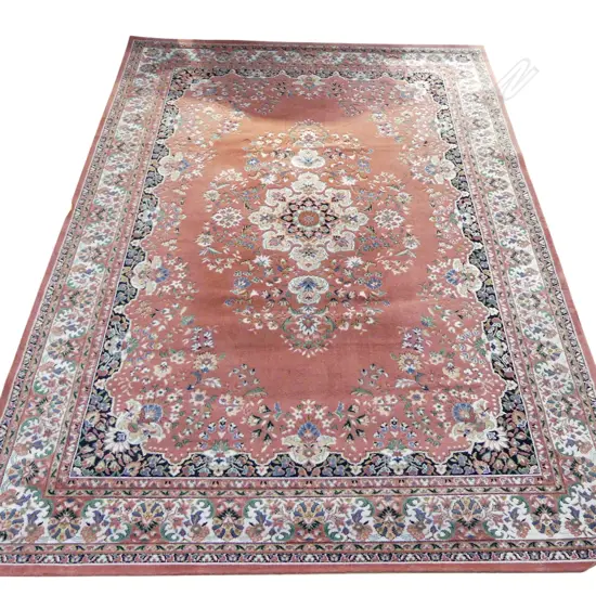 PINK MACHINE KNOTTED RUG 3400x2400mm