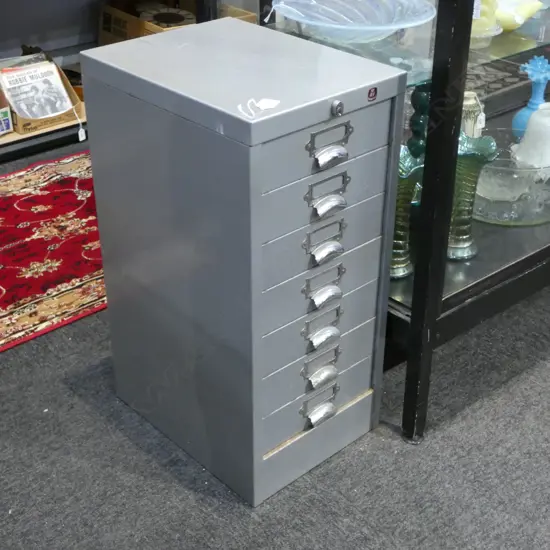7 DRAW METAL FILING CABINET 300x400x670mm