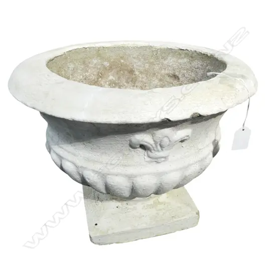 CONCRETE GARDEN URN PLANTER H.300mm