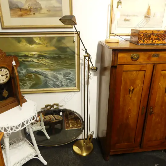 SÖLKEN ADJUSTABLE BRASS FLOOR LAMP