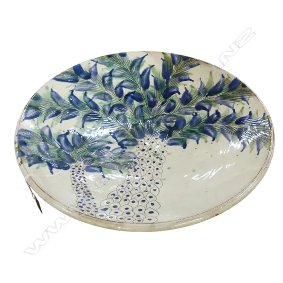 LARGE POTTERY CHARGER Dia.450mm