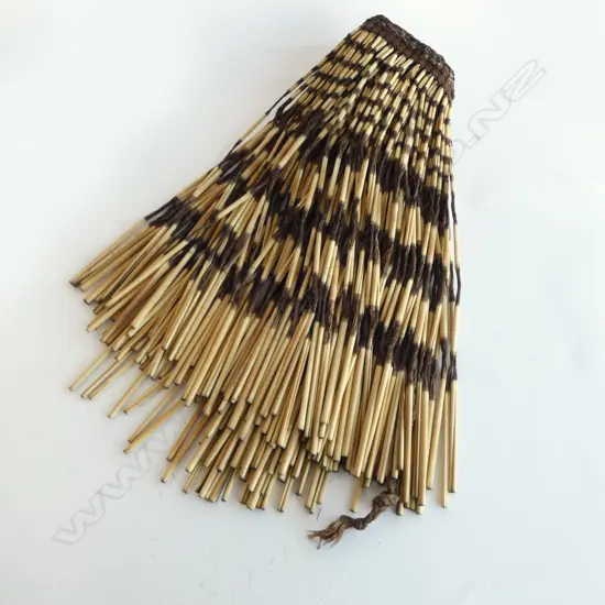 MAORI PUIPUI with dyed highlights showing some degrading & loss 