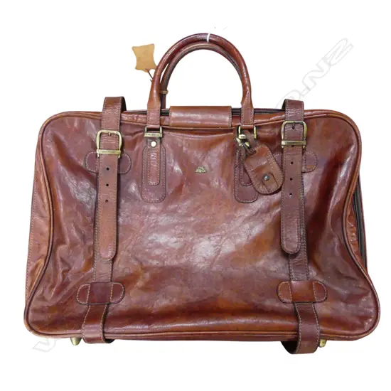 LEATHER SUITCASE 'THE BRIDGE' W.600mm