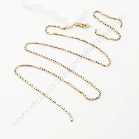 9CT NECKLACE AF IN 2 PARTS 4.6gms