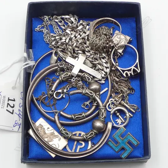 ASST SILVER JEWELLERY 120gms