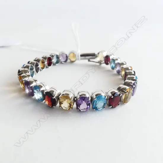 925 & SEMI PRECIOUS STONES BRACELET