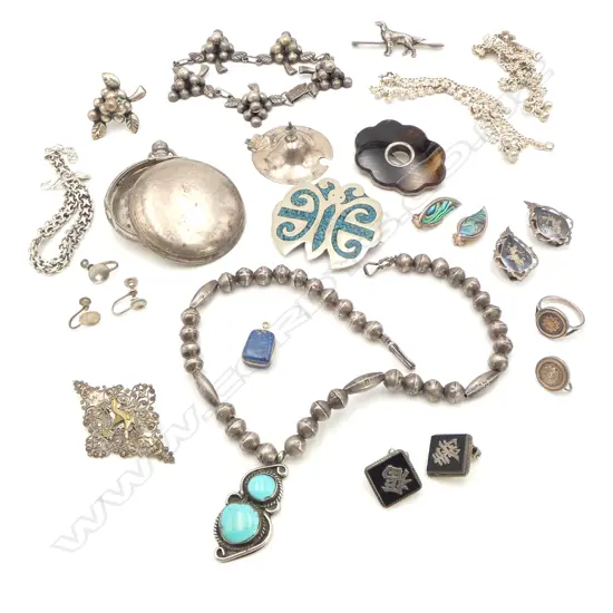 ASST. SILVER JEWELLERY, 207gms