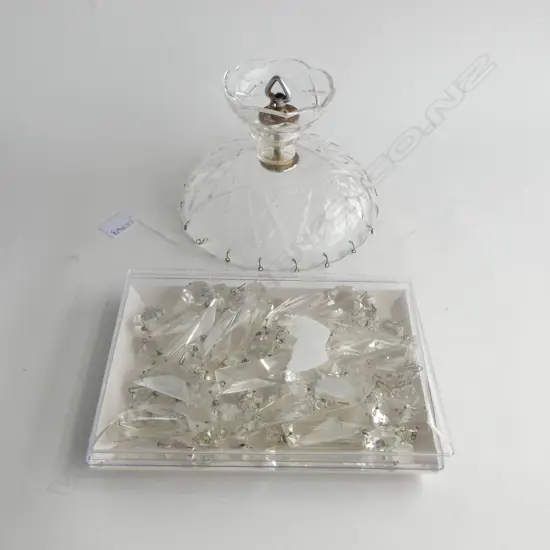 SMALL CRYSTAL CHANDELIER 200mm dia
