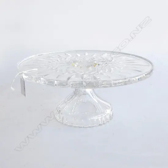 WATERFORD CRYSTAL CIRCULAR CAKE STAND PEDESTAL Dia.278mm