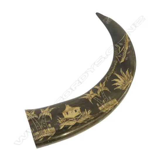 CARVED HORN L.260mm