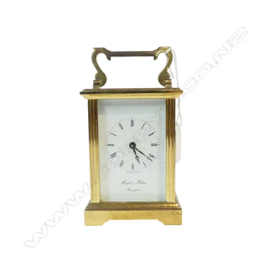 BRASS CARRIAGE CLOCK H.150mm