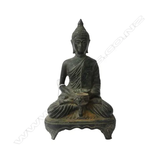 ORIENTAL METAL BUDDHA H.230mm