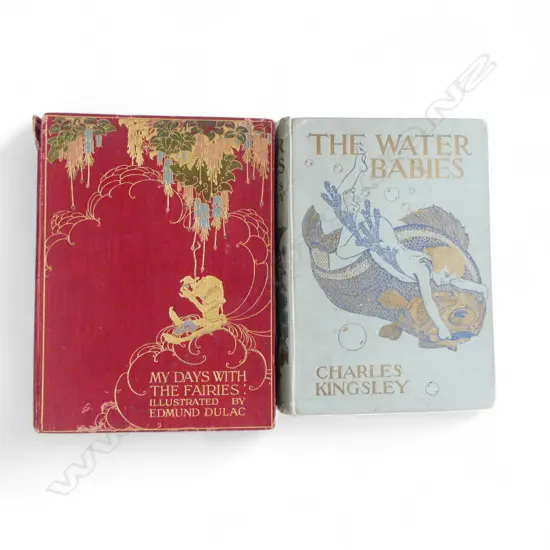 2 VINTAGE BOOKS; THE WATER BABIES & MY DAYS WITH THE FAIRIES