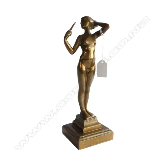 BRONZE ART DECO FIGURINE H.260mm