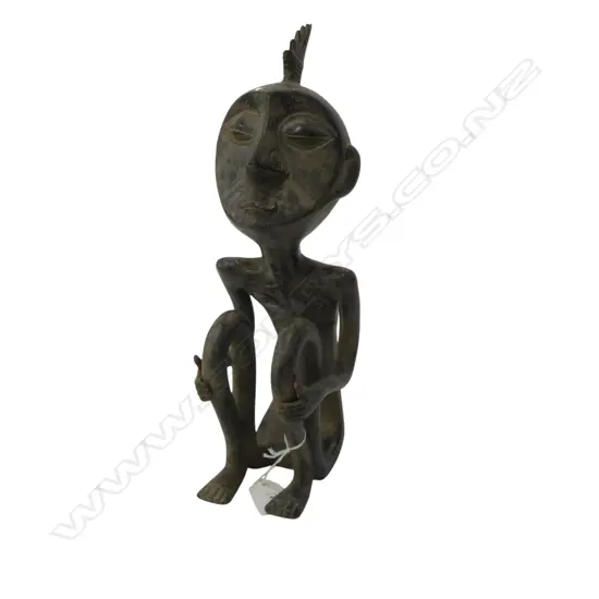 BRONZE TRIBAL FIGURE H.315mm
