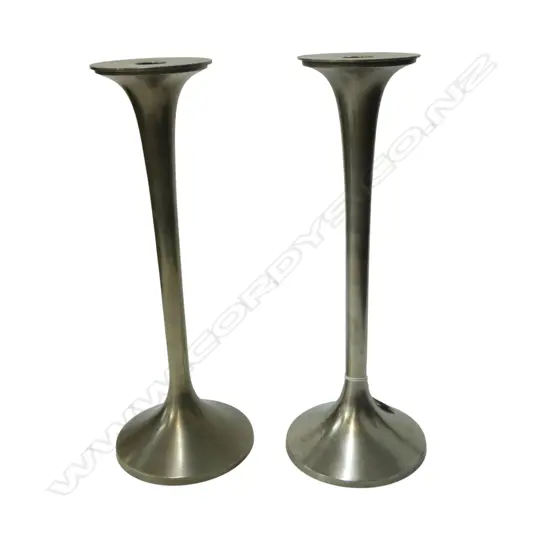 PR SILVER METAL CANDLESTICKS H.320mm
