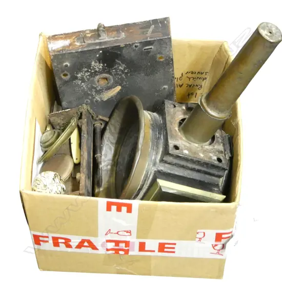 CARRIAGE LANTERN, DOOR HARDWARE, FRENCH BEY BERK BAROMETER, SCALES, SHAVING & POCKET KNIFE ETC