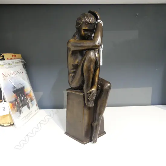 BRONZE NUDE SCULPTURE H.290mm