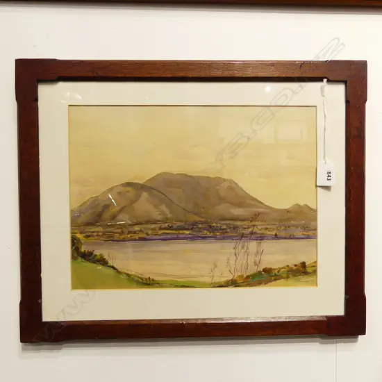 G. E. FAIRBURN, MOUNT TAUHARA, LAKE TAUPO, WC 1939 255x345mm 
