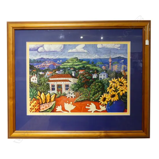 INGRID BANWELL AUCKLAND PRINT 1999 490x705mm