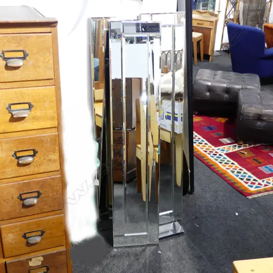 SET OF THREE SLIM FORM MIRRORS1280x270mm