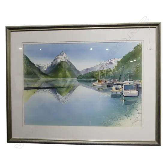 JOHN CLIFFORD 'MITRE PEAK' WC 565x805mm