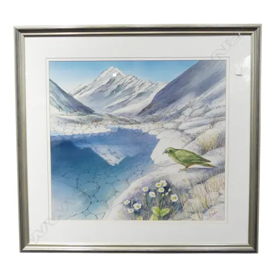 JOHN CLIFFORD 'MT COOK' WC 575x630mm