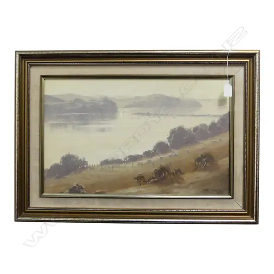 JOHN SPEEDY, SANDSPIT, OIL ON BOARD, SIGNED, 320 x 520mm