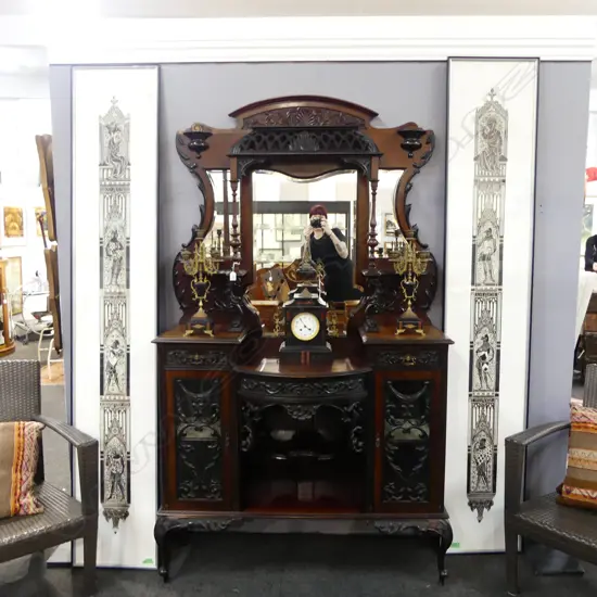 TWO LARGE BRASS RUBBINGS 2240x400mm