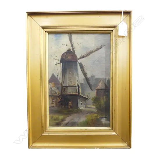 WINDMILL OIL ON CANVAS 260x170mm