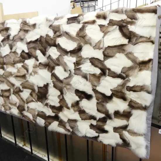 FOX FUR THROW 2000x2000mm