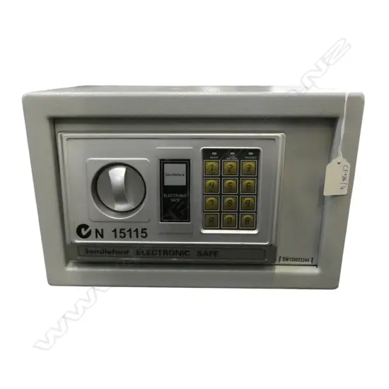 SANDLEFORD ELECTRONIC SAFE W.310mm + KEYS