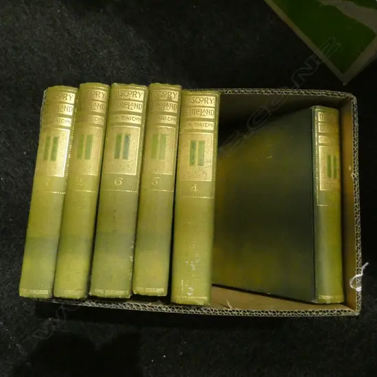SET OF 6 BOOKS HISTORY OF IRELAND (From the Estate of Tommy Doyle)