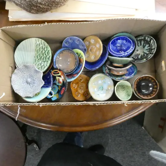 SMALL STUDIO POTTERY DISHES