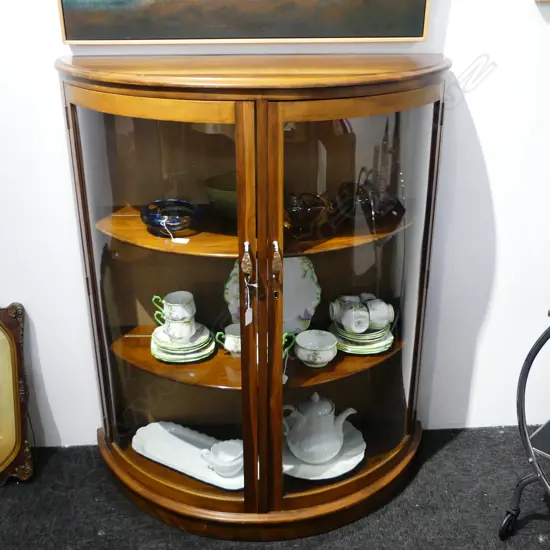 DECO CHINA CABINET w. KEY 925x400x1100mm