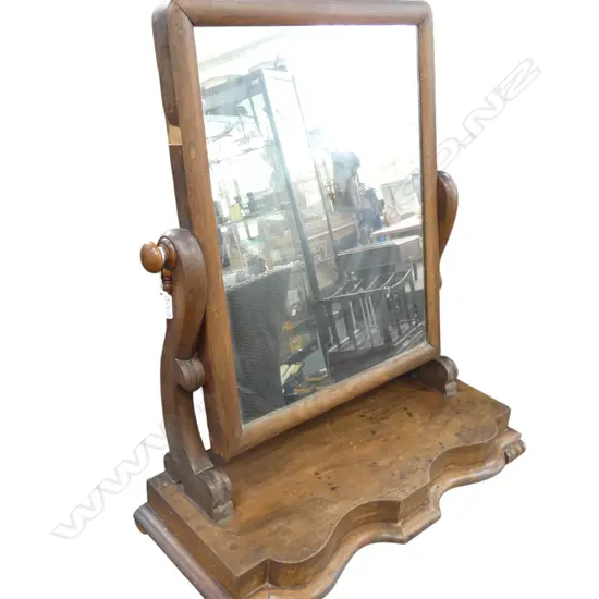 VICTORIAN TABLE TOP SWING MIRROR H.700mm pieces missing