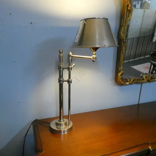 CHROME ADJUSTABLE TABLE LAMP H.630 (unextended)