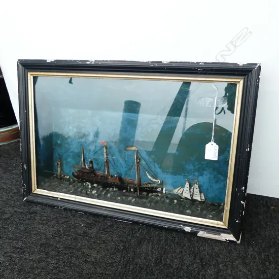 CASED DIORAMA 'THE ROOK' 350x530x95mm overall