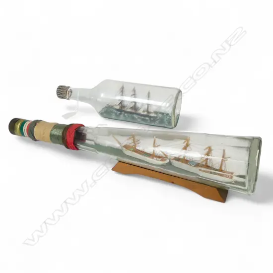 2 SHIPS IN BOTTLES L300MM SHORTEST