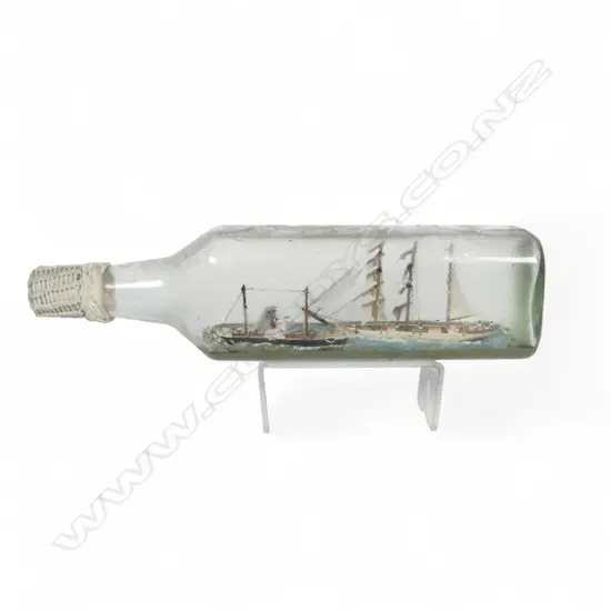 2 SHIPS IN A BOTTLE L320MM