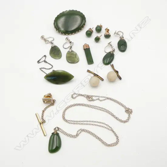 ASST. GREENSTONE JEWELLERY